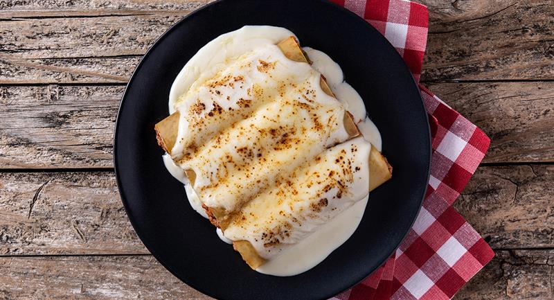 Canelones de Cuatro Quesos