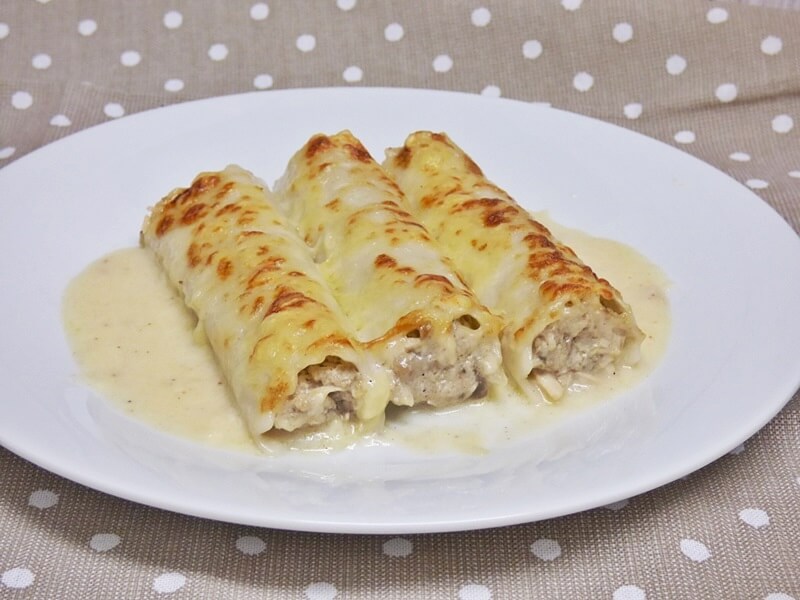 Canelones Caseros de Pollo