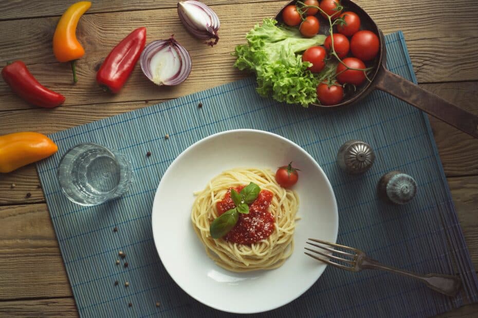 Espaguetis a la Amatriciana