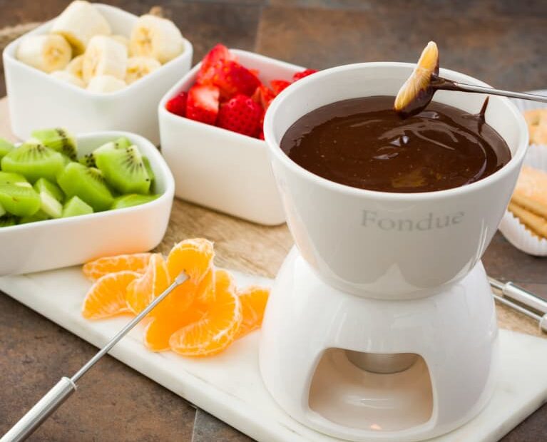 fondue de chocolate