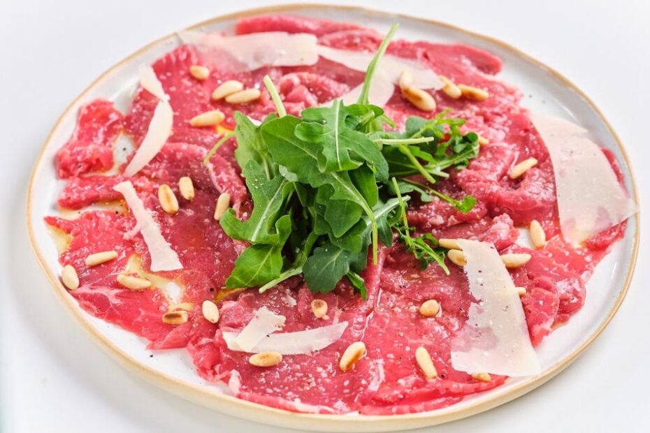 carpaccio de ternera