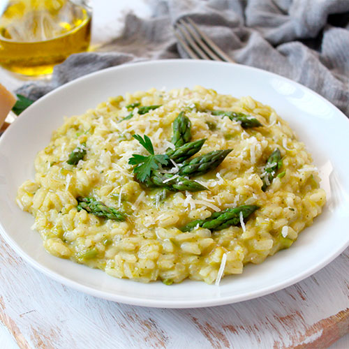 risotto de esparragos