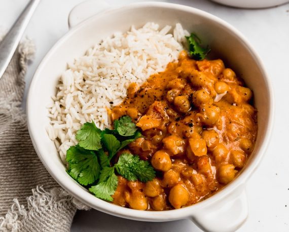 curry de garbanzos