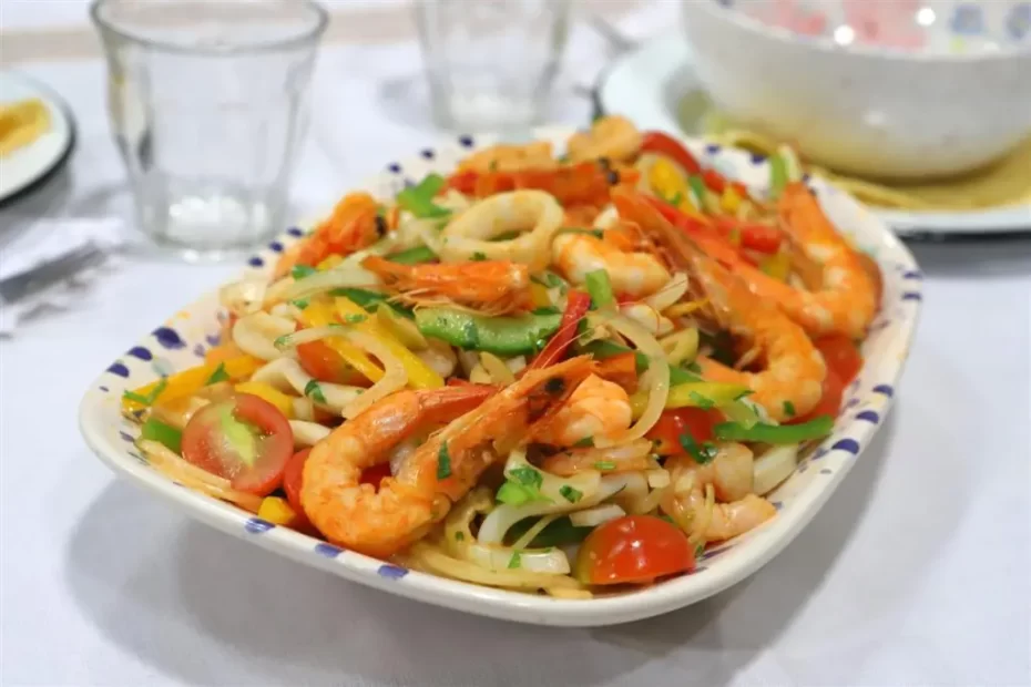 ensalada de mariscos