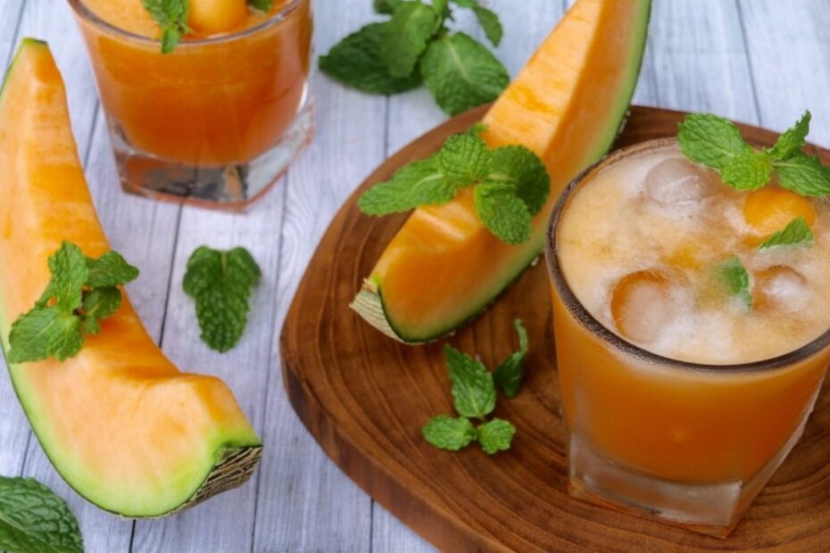 licuado de melon con menta