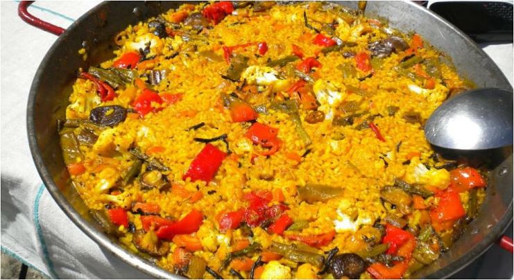 arroz al horno con verduras