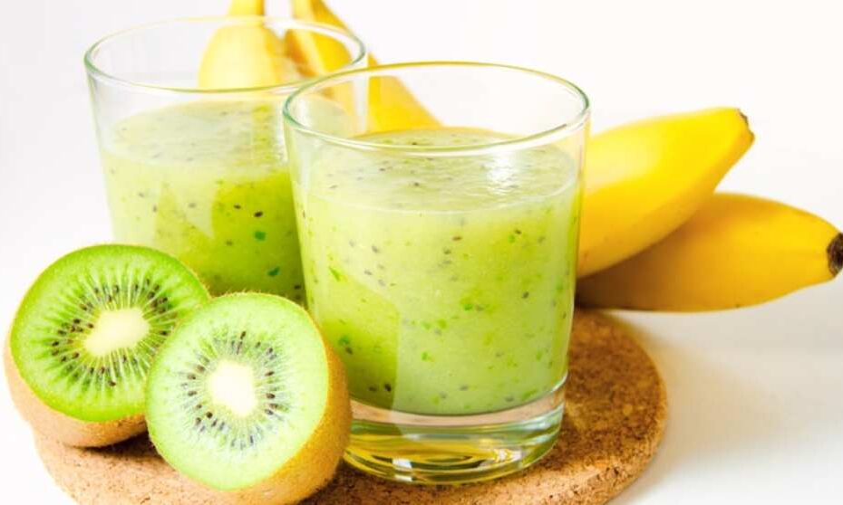 licuado de kiwi y platano